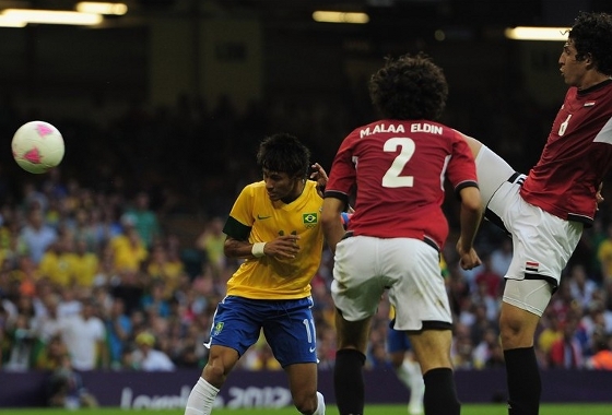 Olimpíada 2012: Brasil 3x2 Egito. Foto: Fifa/divulgação
