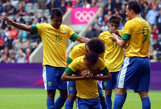 Olimpíadas 2012: Brasil 3x0 Nova Zelândia. Foto: Fifa/divulgação