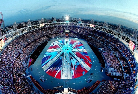 Festa de encerramento da Olimpíada 2012. Foto: London2012/divulgação