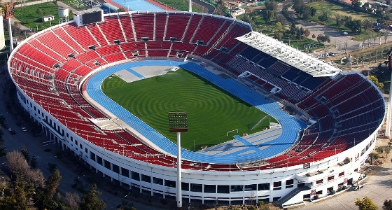 Estádio Nacional, em Santiago, em 2012