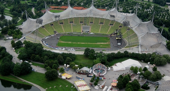 Olympiastadion, em Munique, em 2010. Foto: Michael Sitter