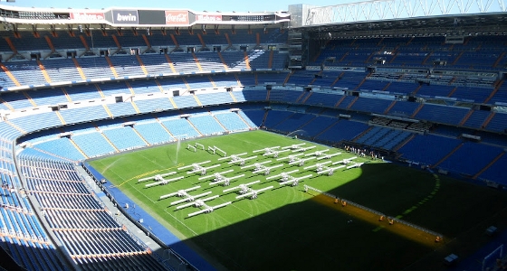 Estádio Santiago Bernabéu, em Madri, em 2012