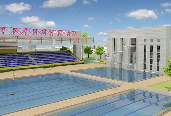 Projeto do Centro Esportivo Santos Dumont, no Recife. Crédito: COB/divulgação