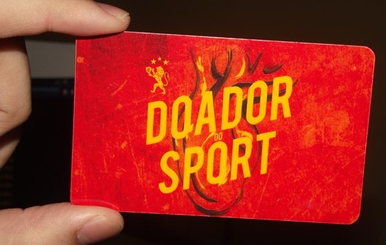Campanha "Doador do Sport". Foto: Marcela Lima/Site Oficial