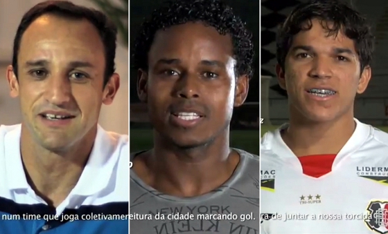 Magrão, Elicarlos e Renatinho no guia eleitorial do Recife em 2012. Crédito: Youtube/reprodução