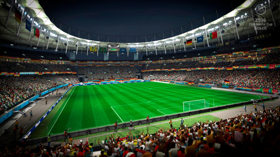 Fonte Nova. Crédito: game Fifa World Cup 2014/EA Sports