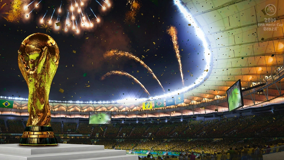 Maracanã. Crédito: game Fifa World Cup 2014/EA Sports