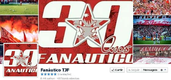 Facebook da Fanáutico em 18/03/2014