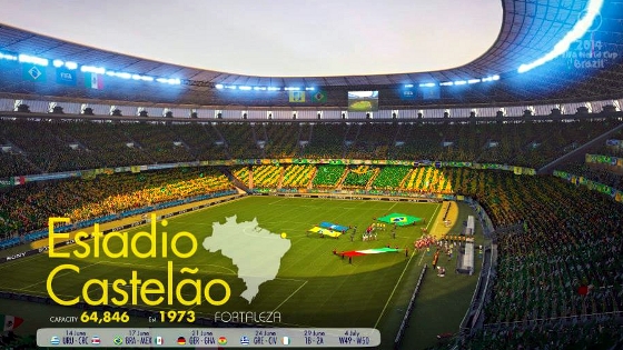 Castelão no game Fifa World Cup 2014. Crédito: EA Sports