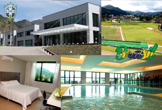 Local de treinamento da Seleção Brasileira na Copa do Mundo de 2014. Crédito; Site oficial da Conmebol
