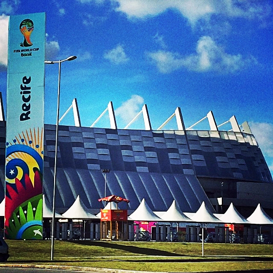 Customização da Arena Pernambuco para a Copa do Mundo de 2014