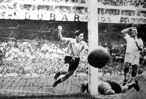 Copa do Mundo de 1950, final: Brasil 1x2 Uruguai. Foto: Fifa/divulgação