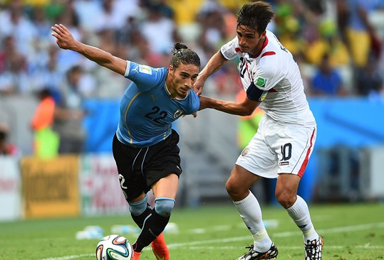 Copa do Mundo de 2014, fase grupos: Uruguai 1 x 3 Costa Rica. Foto: Fifa