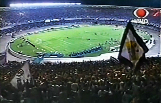 Final do Mundial de Clubes de 2000: Corinthians campeão. Crédito: Band/reprodução