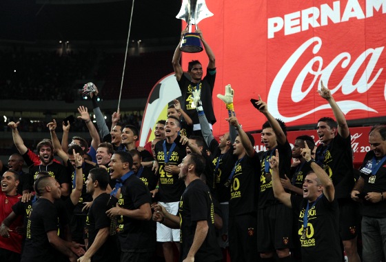 Final do Pernambucano de 2014, Sport campeão. Foto: Arena Pernambuco/divulgação