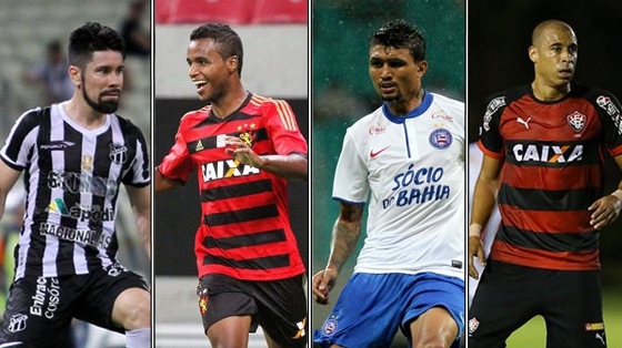 Ceará, Sport, Bahia e Vitória, os semifinalistas do Nordestão. Crédito: facebook.com/einordeste