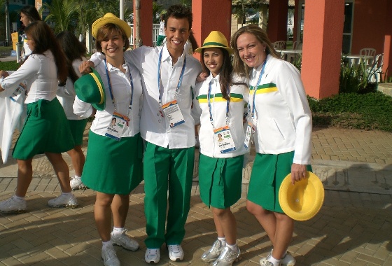 Uniforme da delegação brasileira nos Jogos Pan-Americanos de 2007. Foto: http://www.fgp.org.br