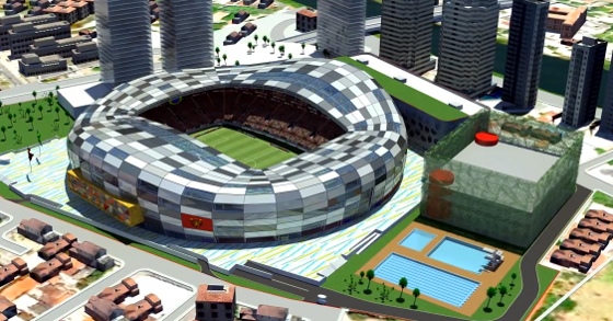 Projeto da Arena Sport em 2011