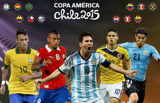 Copa América 2015, no Chile. Crédito: Conmebol