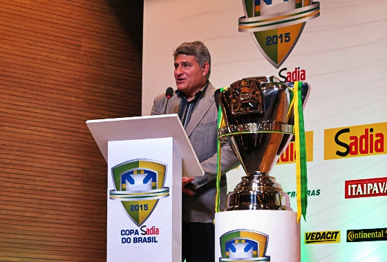 Sorteio do chaveamento da Copa do Brasil 2015. Foto: CBF/divulgação