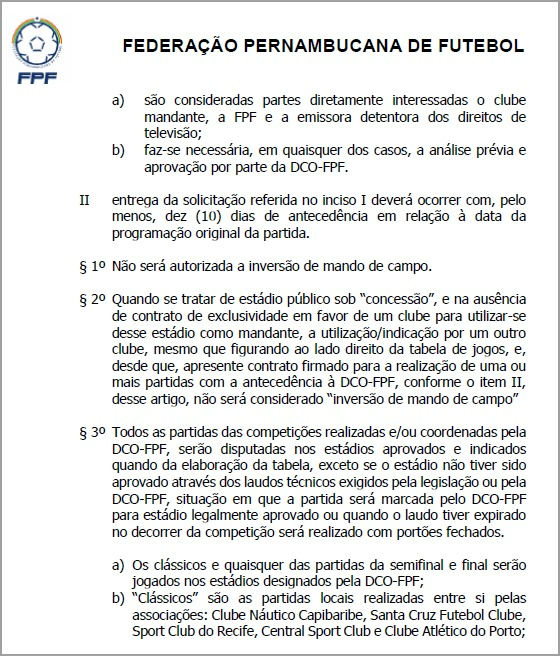 Regulamento Geral de Competições da FPF - 2015