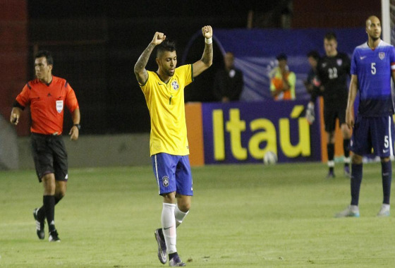 Amistoso, 2015: Brasil (olímpico) x EUA. Foto: Ricardo Fernandes/DP/D.A Press