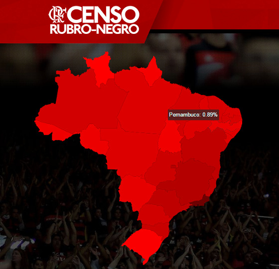 Censo do Flamengo em março de 2016