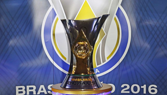 O troféu do Campeonato Brasileiro (Série A) de 2016. Foto: Rafael Ribeiro/CBF