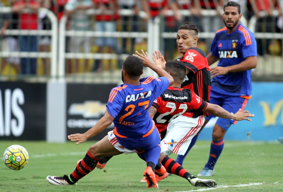 Série A 2016, 1ª rodada, Flamengo 1x0 Sport (gol de Everton). Foto: Gilvan de Souza/Flamengo