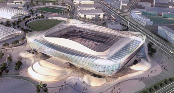 Projeto do Al Rayyan Stadium, para a Copa do Mundo de 2022, no Catar. Crédito: Fifa/Loc