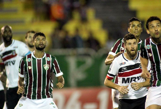 Série A 2016, 2ª rodada: Fluminense 2x2 Santa Cruz. Foto: Antônio Melcop/Santa Cruz