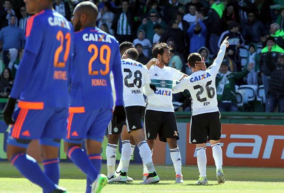 Série A 2016, 7ª rodada: Coritiba 3x2 Sport. Foto: Coritiba/site oficial