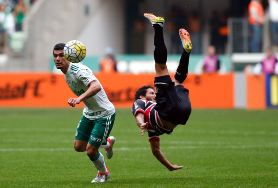 Série A 2016, 9ª rodada: Palmeiras 3 x 1 Santa Cruz. Foto: Leonardo Benassatto/Futura Press/Estadão conteúdo