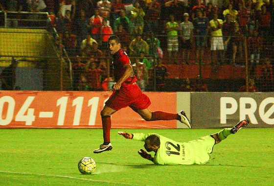 Série A 2016, 9ª rodada: Sport 2 x 1 Fluminense, com o gol decisivo de Diego Souza. Foto: Williams Aguiar/Sport Club do Recife