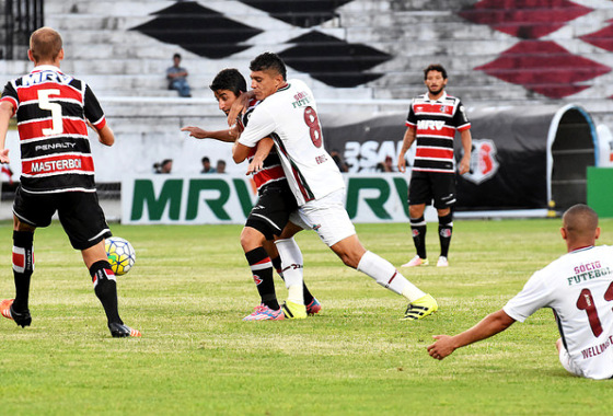 Série A 2016, 21ª rodada: Santa Cruz 0x1 Fluminense. Foto: Mailson Santana/Fluminense F.C.