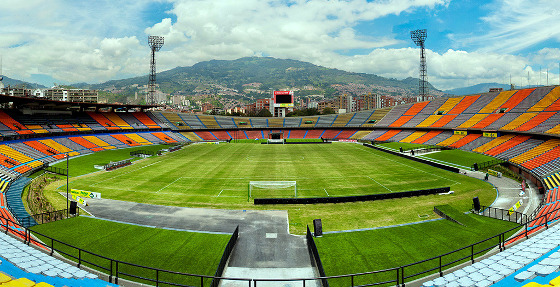 Estádio Atanasio Girardot, em Medellín, na Colômbia