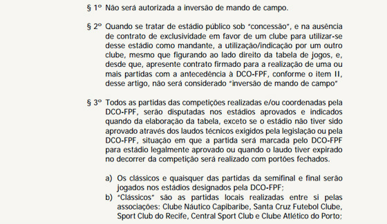 Regulamento Geral de Competições da CBF, para 2015, sobre a função do "árbitro de vídeo". Crédito: reprodução