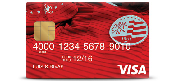 Cartão de crédito do Náutico. Imagem: Náutico/reprodução