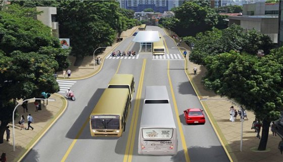 Estação do BRT Avenida Conde da Boa Vista - Secretaria de Mobilidade do Recife/Divulgação