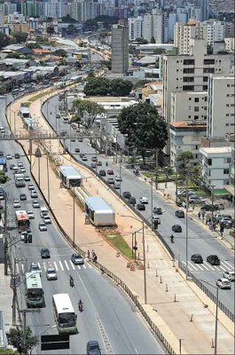 Corredor do BRT em Belo Horizonte - Foto - reprodução/internet