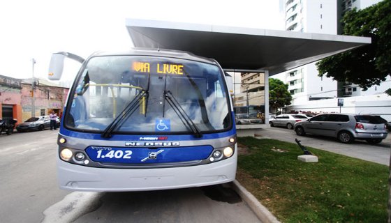 Início dos testes com BRT no Recife - Foto Júlio Jacobina DP/D.A.Press